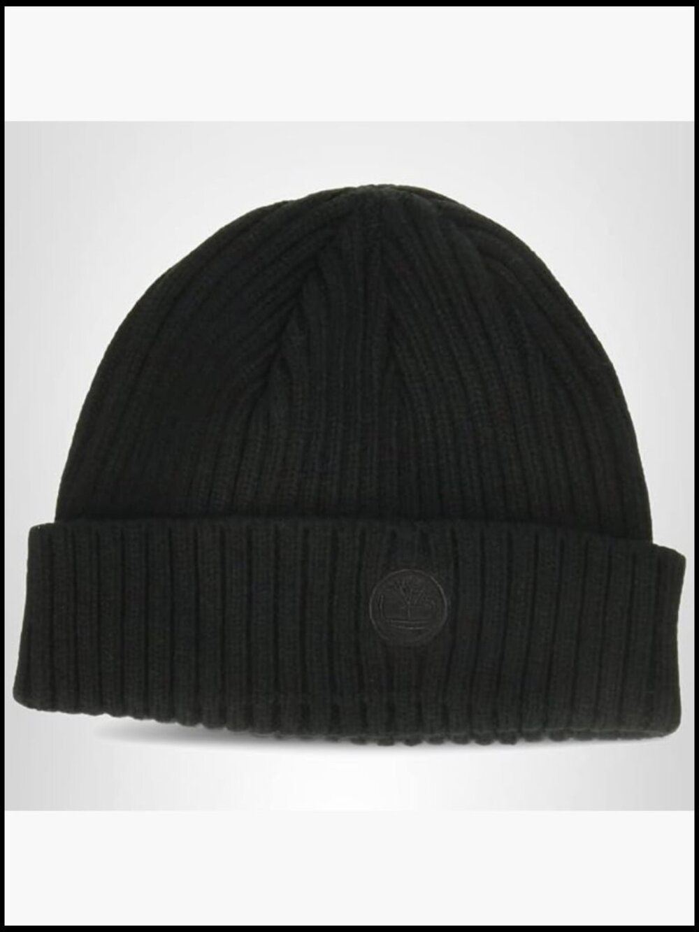 Acrylic Beanie with Embroidered Logo Patch, Adjustable Fit, Pull-On Style